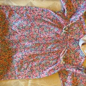 Charming Vintage Floral Kids Footie